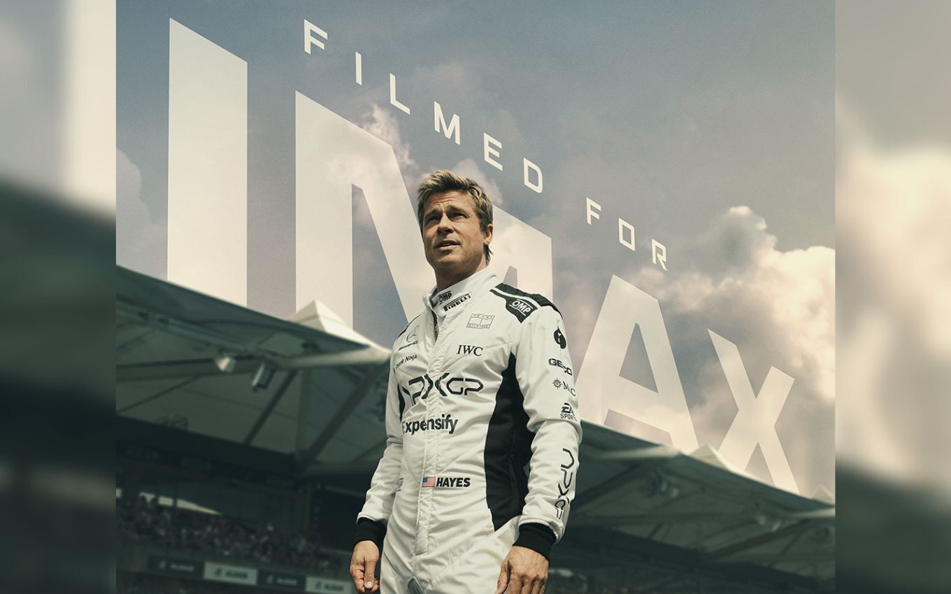 Com Brad Pitt, F1: O Filme foi filmado para Imax